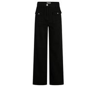 Morgan 251-PWIDY Jeans, Nero M, 38 Femme