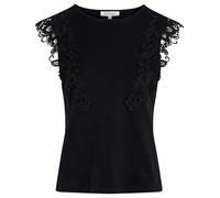Morgan 252-dflower T-Shirt a Maniche Corte, Nero M, XL Donna