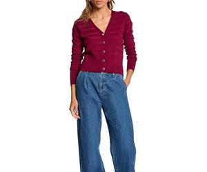 Morgan 252-menthi Gilet, Plum M, M Donna
