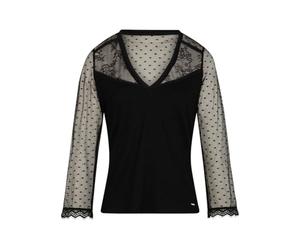 Morgan 252-thaisa - Maglietta da Donna a Maniche 3/4, Nero M, S