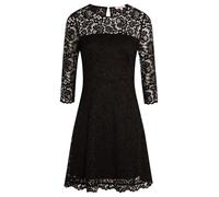 Morgan Abito Corto con Schiena in Pizzo, Noir, 40