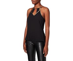 Morgan Blouse Bretelles Fines con Lacci Neri 4