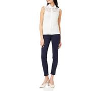 Morgan Blusa Senza Maniche in Pizzo Double Blanc M