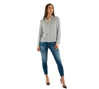 MORGAN 241-CHICHI Camicie, Marine/Bianco Sporco, 44 Women's