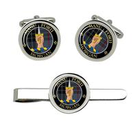 Morgan Clan Scozzese Gemelli E Fermacravatta Set