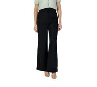 Morgan De Toi Black Polyester Casual Pants - IT36|XXS
