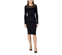 Morgan De Toi Black Viscose Midi Dress - IT40|S