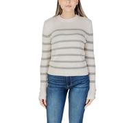 Morgan De Toi Cream Cotton Sweater - IT42|M