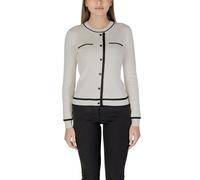 Morgan De Toi Cream Viscose Cardigan - IT40|S