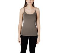Morgan De Toi Green Cotton Tank Tops - XL