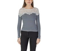 Morgan De Toi White Recycled Polyester Long Sleeve T-Shirt - IT42|M