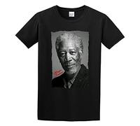 Morgan Freeman Herren T-Shirt Black Mens Tee Unisex Shirt S