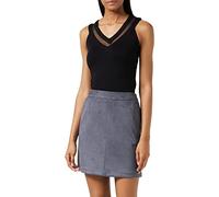 Morgan Haut in Jersey E Tulle Nero XS