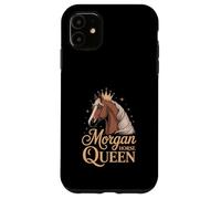 Morgan Horse Queen Crown Equestre Custodia per iPhone 11