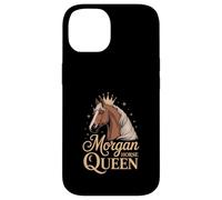 Morgan Horse Queen Crown Equestre Custodia per iPhone 14
