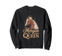 Morgan Horse Queen Crown Equestre Felpa