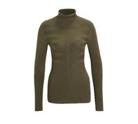 Morgan Maglione Femme Pull Manche Longue col Roulé Mentos, Verde Sapin, XS EU
