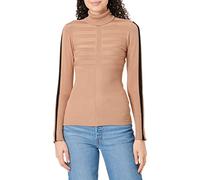 Morgan Maglione Pullover da Donna 182-Mentoin, Camel, Nero, XS