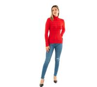 Morgan Mentos.m Felpa, Rosso (Rubis), Small (Taglia Produttore: TS) Donna