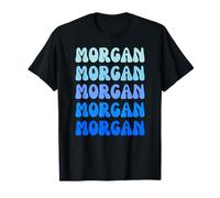 Morgan Name Minimalist Design Maglietta