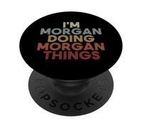 Morgan Name Morgan Personalized Name First Given PopSockets PopGrip Adesivo