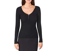 Morgan Pull Fin détail Zip MALIKO Pullover Sweater, Nero (Noir 100), Medium (Taglia Produttore: TM) Women's