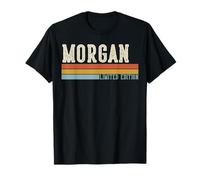 Morgan Retro Vintage Uomo Bambini Ragazzi Nome Maglietta