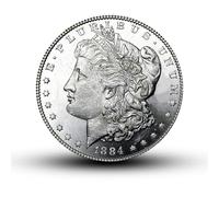 Morgan silver dollar, monete antiche da collezione, dollaro morgan americano, monete commemorative, dollaro argento moneta antica, collezionisti moneta argento (1 Pcs 1884)