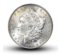 Morgan silver dollar, monete antiche da collezione, dollaro morgan americano, monete commemorative, dollaro argento moneta antica, collezionisti moneta argento (1 Pcs 1901)