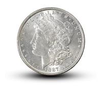 Morgan silver dollar, monete antiche da collezione, dollaro morgan americano, monete commemorative, dollaro argento moneta antica, collezionisti moneta argento (1 Pcs 1887)