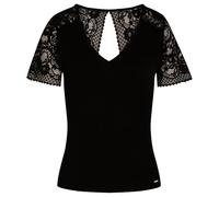Morgan T-Shirt a Maniche Corte, Nero M, M
