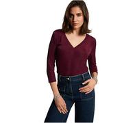 Morgan T-Shirt a Maniche Lunghe, Plum M, S