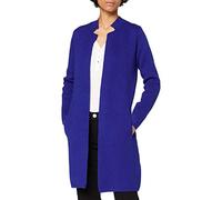 Morgan Veste Droite à col cranté Mblock Giacca Dritta con Collo a Dente, Bleu Electrique, XS Donna