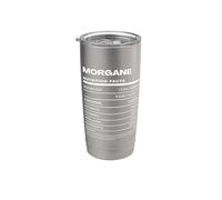 Morgane Dichiarazione Nutrizionale Nome Divertente Bicchiere termico in acciaio inox doppia parete