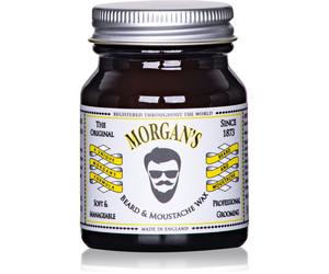 Morgan's Beard and Moustace Wax Soft and Manageable cera per barba 50 g