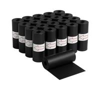 MORGICO Sacchetti Cane Cacca 300 pezzi (20 Rotoli) - Sacchetti Igienici per Escrementi - Extra Resistenti, Impermeabili a Prova di Perdite, Biodegradabili, Compatibili con Dispenser (Nero, 300)