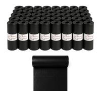 MORGICO Sacchetti Cane Cacca 600 pezzi (40 Rotoli) - Sacchetti Igienici per Escrementi - Extra Resistenti, Impermeabili a Prova di Perdite, Biodegradabili, Compatibili con Dispenser (Nero, 600)