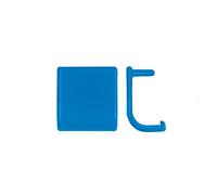 MORI 2A 756116 Blister 12 Clips per Coperchi Gastronorm in Plastica, Blu