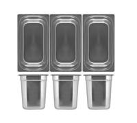 Mori 2A Gastronorm GN 1/3 in acciaio inox, 33x18x20 cm - 760220