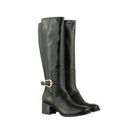 MORI MADE IN ITALY KNEE HEELS BOOTS STIEFEL STIVALI SHOES LEATHER BLACK 37 - 44