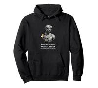 Mori Memorias Non Somnia - Maglietta con busto greco motivazionale Felpa con Cappuccio