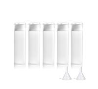 MORICOH 5 Pezzi Bottiglie Morbide da Viaggio, Bottiglia Da Viaggio kit, Flacone Aereo per Riempire Articoli Da Toilette (50ml)