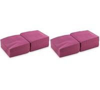 Morigami, Coktail, tovagliolo da 1/4 con bordo, 100 tovaglioli (Confezione da 2)