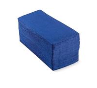 Morigami SER52109079 Tovagliolo Spiegato, Pliegue 1/6, Finitura Punta Punta, Blu, 30 x 40 cm, Confezione 150