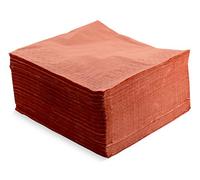 MORIGAMI Tovagliolo 40x40, 2 strati, piega 1/4, 50 tovaglioli, 2 strati liscio con mantovana, terracotta