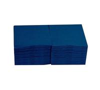 Morigami, Tovagliolo di carta formato Cocktail, piega 1/4, punta punta, 150 tovaglioli, blu