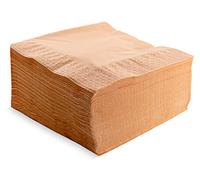 Morigami, Tovagliolo di dimensioni standard, piega 1/4, 100 tovaglioli, finitura liscia con mantovana, salmone