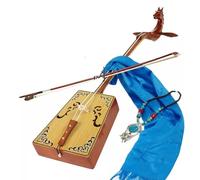 Morin khuur di alta qualità acero matouqin Mongolo Cavallo Testa di Cavallo Violino Tradizionale Mongolo Strumento Testa di cavallo Violino per Principianti Tradizionale Mongolia Strumento di Musica