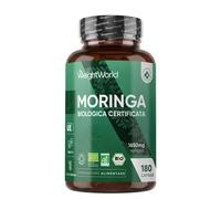 Moringa Capsule Biologiche Certificate 180 Capsule 1650mg per Dose Superfood