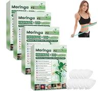 Moringa NAD+ 10-in-1 Nano-Micro Needle Patch,2026 New Dimagranti Advanced patch, ingredienti naturali, facili da applicare, invisibili sotto i vestiti, ideali per uomo e donna (4Box)